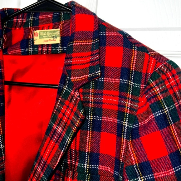 Pendleton Tartan Blazer Jacket Women Size Medium Relax Fit Plaid - Picture 3 of 15